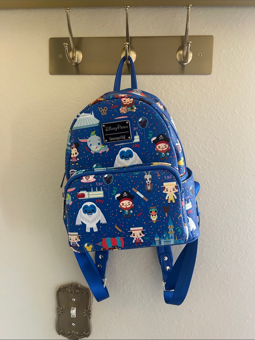 Loungefly Blue Disney Parks Character Mini Backpack